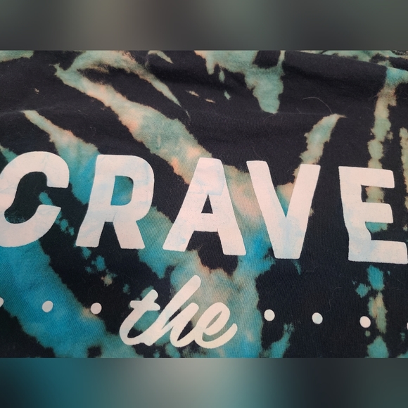 Hand tie dyed & acid washed ham shirt - Picture 4 of 5